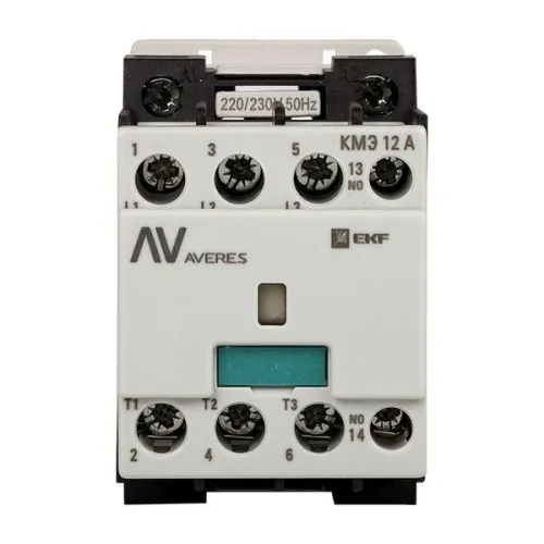 Контактор КМЭ 12А кат. 400В AC 1НО AVERES EKF ctr-s-12-10-400-av фото 4