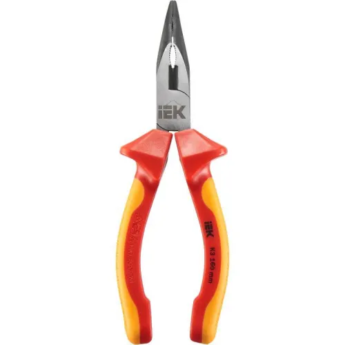 Тонкогубцы изогнутые диэлектрические 160мм K3 ARMA2L 3 IEK A2L3-BN20-K3-160 фото 2