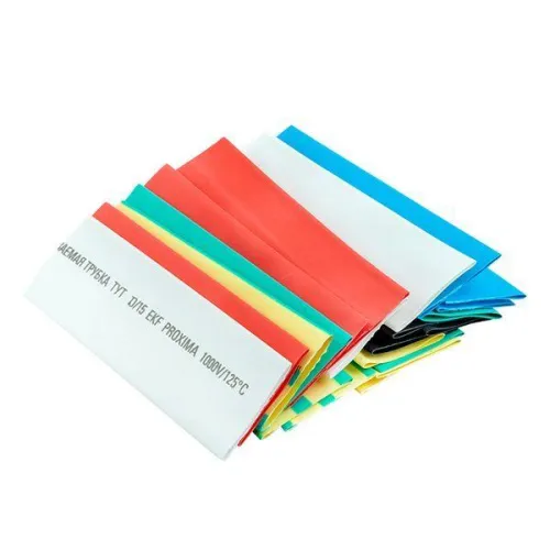 Набор трубок термоусадочных ТУТ нг тонкостен. 20/10 (7 цветов по 3шт 100мм) EKF tut-n-20 фото 5