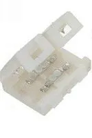 Разъем фиксированный для LED ленты 4.8 и 9.6Вт/м IP20 8мм (соединение 2х лент) (уп.10шт) VARTON V4-R0-70.0024.KIT-0801