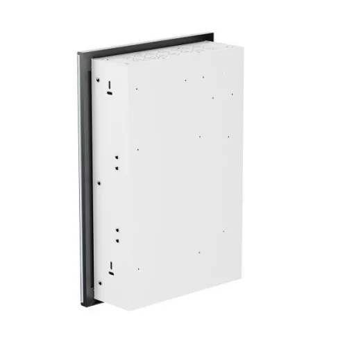 Корпус ArtShell Elegance силовой встраив. 28мод. бел. дверь из закал. стекла EKF artshell-e-28p-cw фото 5