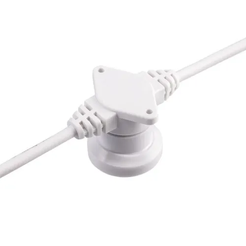 Гирлянда "Белт Лайт" 2жил. 50м шаг 40см 125 патронов E27 IP65 бел. круглый провод Neon-Night 331-242 фото 4