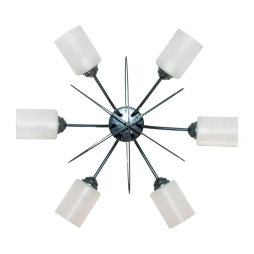 Светильник "Орбиталь" 161 хром (плафон 8461) НСБ 01-6х60-106 Е27 ИУ Элетех 1005404584 фото 2