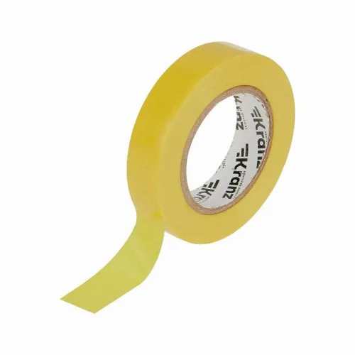 Изолента ПВХ 0.13х15мм 20м желт. Kranz KR-09-2602 фото 2