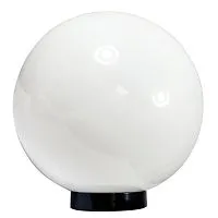 Светильник НТУ 06-100-01 "Шар" 400 Б 100Вт E27 IP55 опал ПММА /корпус плоск. черн. (инд. упак.) Элетех 1030480231