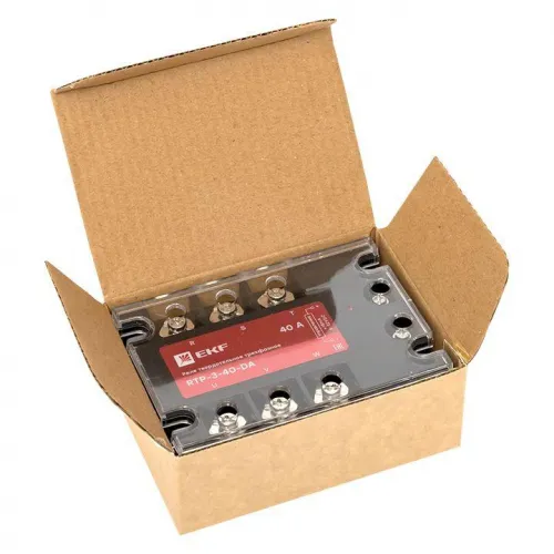 Реле твердотельное трехфазное RTP-40-DA PROxima EKF rtp-3-40-da фото 3