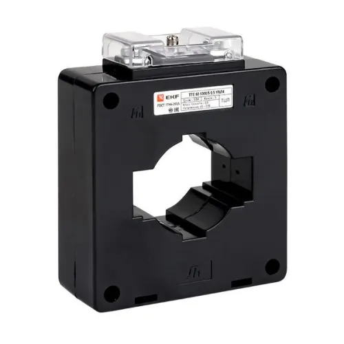 Трансформатор тока ТТЕ 60 600/5А кл. точн. 0.5S 5В.А EKF tte-60-600-0.5S