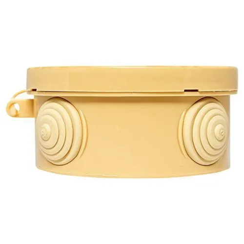 Коробка распаячная КМР-040-039 с крышкой 85х40 4 мембранных ввода IP54 свет. дерево PROxima EKF plc-kmr-040-039-s фото 3