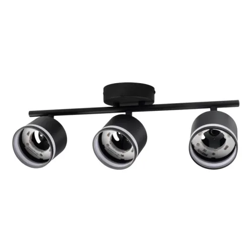 Светильник PCL-0703 max 20Вт (каждая лампа) 3xGX53 IP20 230В BL настен./потолочн. декор. под лампу JazzWay 5066847