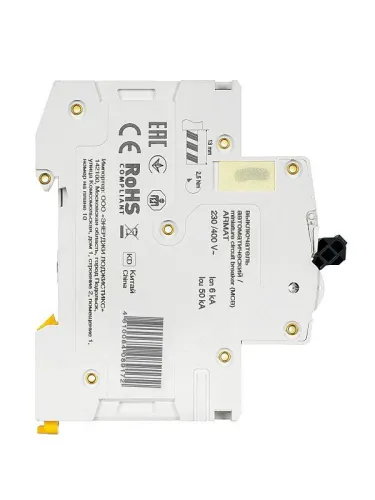 Выключатель автоматический модульный 3п D 32А M06N ARMAT IEK AR-M06N-3-D032 фото 7