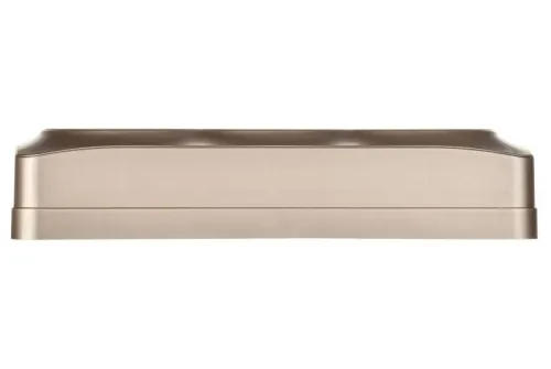 Розетка 3-м ОП GLORY РС23-2-ХШм 10А без заземл. без защ. шторок шампань матов. IEK ERH30-K37M-10 фото 3