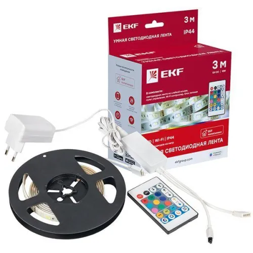 Лента светодиодная Умная Connect RGBW 3м EKF slswf-3-rgbw фото 3