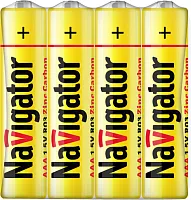 Элемент питания солевой AAA/R03 94 757 NBT-NS-R03-SH4 (уп.4шт) Navigator 94757