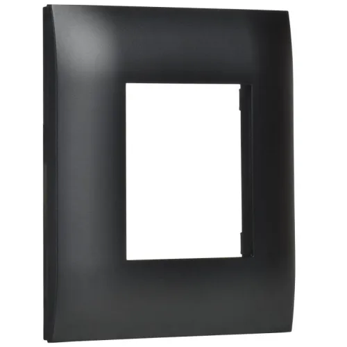Рамка 1-м SKANDY SK-F01Bl черн. IEK SK-M12-K02 фото 3