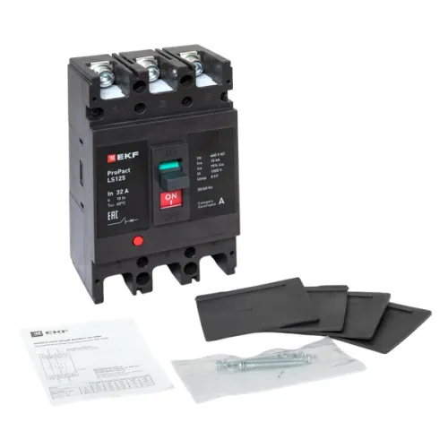 Выключатель автоматический 3п 32А 18кА LS125 ProPact EKF mccb-125-18-3-32-ls фото 5