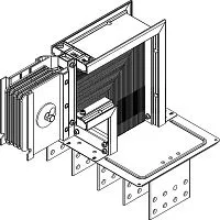 Секция фланцевая вверх Тип1 3200А Al 3L+N+1/2PE НК IP55 тран. IEK LB-3200A5-25-F-FU1