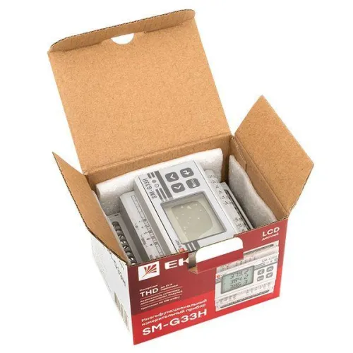 Прибор измерительный многофункциональный G33H на DIN-рейку ЖКИ PROxima EKF sm-g33h фото 2