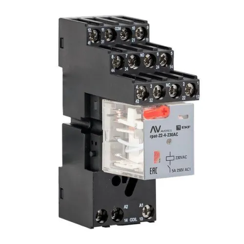 Разъем для реле РМ5 22/4 AVERES EKF rm5-22-4 фото 7