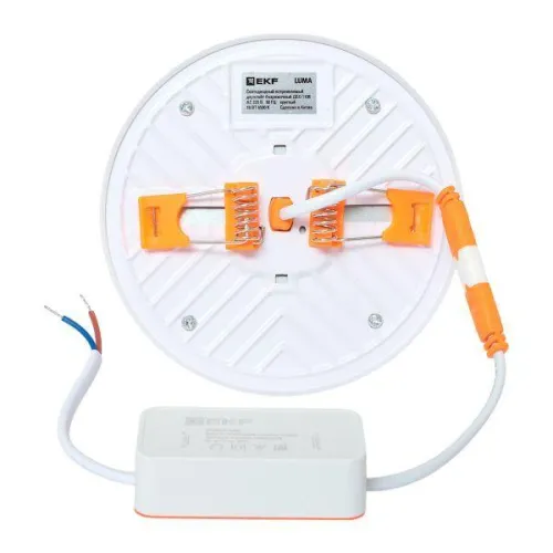 Светильник светодиодный ДВО 1106 18Вт 6500К IP20 круглый встраив. даунлайт безрамочный LUMA EKF DLL-1106-R-18-6500 фото 3