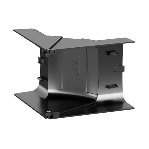 Угол для кабель-канала внутренний изменяемый 110х50 черн. DKC 01051A фото 2