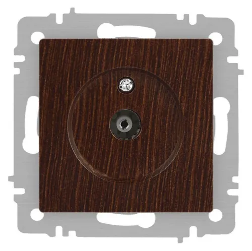 Розетка телевизионная одиночная TV СП Accent 6-301-10 IP20 венге Intro Б0063620