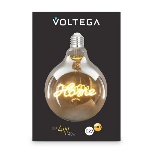 Лампа светодиодная Loft Led G125 4Вт 2500К E27 Voltega 8551 фото 4