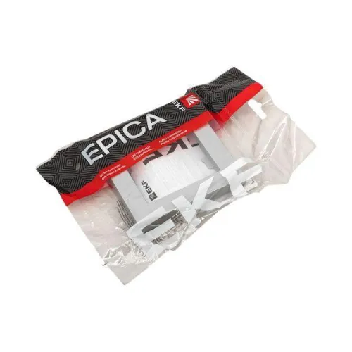 Рамка 1-м Эпика пластик алюм. EKF UP1-FPA-01 фото 8