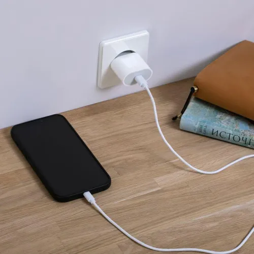 Устройство зарядное сетевое USB-C 20Вт в комплекте с кабелем USB-C - Lightning Rexant 16-0234-4 фото 5
