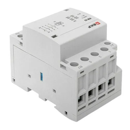 Контактор модульный КМ 63А 3NО+NC (3 мод.) EKF km-3-63-31 фото 2