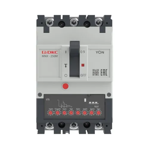 Выключатель автоматический 3P 250А 100кА pro MNX250M при AC415V расцепитель ETS YON MNX250M3PETS0250 фото 2