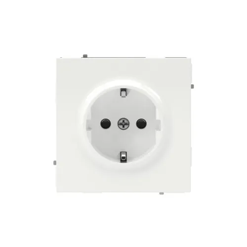 Розетка силовая KANT 2P+E защ. шторки бел. магнолия DKC 7000003