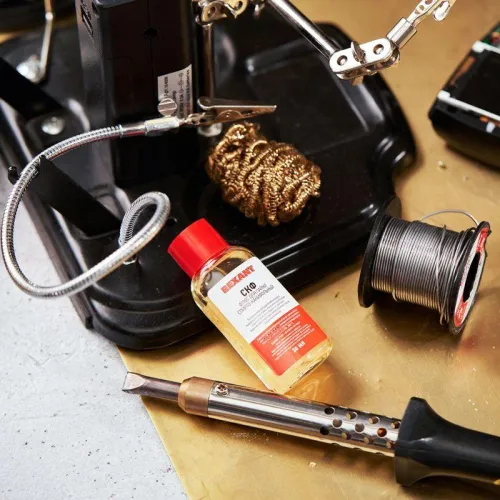 Флюс для пайки СКФ спирто-канифольный 30мл Rexant 09-3640 фото 3