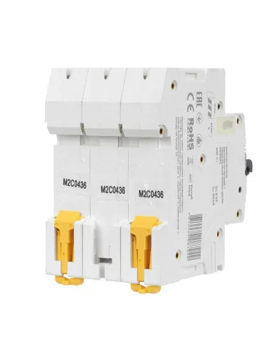 Выключатель автоматический модульный 3п C 4А M06N ARMAT IEK AR-M06N-3-C004 фото 9