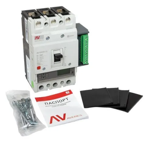 Выключатель автоматический 3п 160А 50кА AV POWER-1/3 ETU6.2 AVERES EKF mccb-13-160-6.2-av фото 12