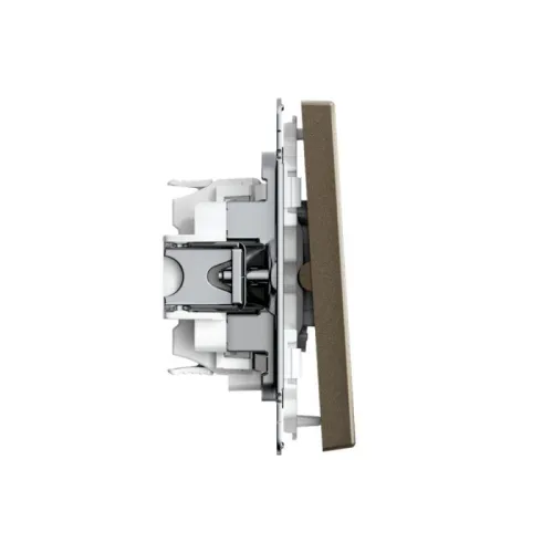 Выключатель для жалюзи 2-кл. ArtGallery 2х (сх. 4) 10А быстрозажим. клем. механизм мокко SE GAL000619S фото 3