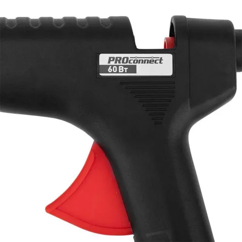 Пистолет клеевой 60Вт большой (блист.) PROCONNECT 12-0104 фото 9