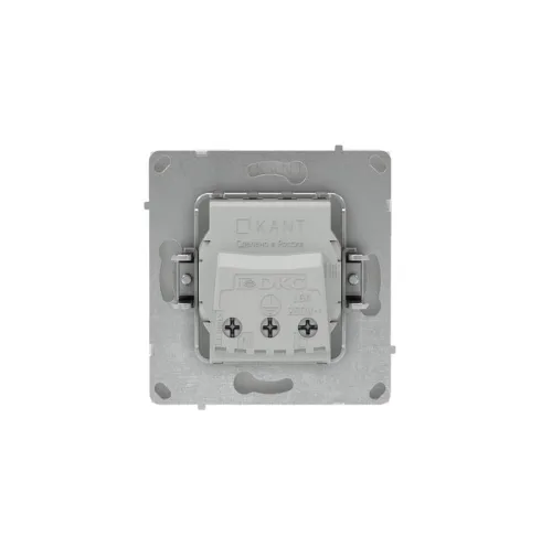 Розетка силовая KANT 2P+E защ. шторки бел. песок DKC 7010003 фото 8