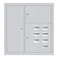 Щит этажный 7кв. слаботочка слева (1000х950х160) Basic EKF mb28-v-7z