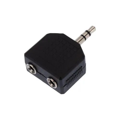 Переходник штекер стерео 3.5мм - 2 стерео гнезда 3.5мм Rexant 14-0423 фото 2