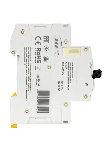 Выключатель автоматический модульный 3п D 3А M10N ARMAT IEK AR-M10N-3-D003 фото 7