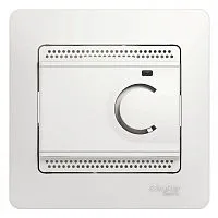 Термостат Glossa электронный для теплого пола с датчиком +5град.C +50град.C 16А в сборе бел. SchE GSL000135