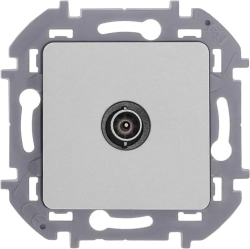 Розетка телевизионная проходная TV Inspiria 14дБ 5-862мГц механизм алюм. IEK 673862 фото 4