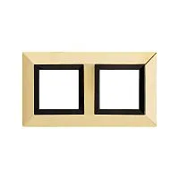Рамка 2-м 4мод. Avanti метал. зол. DKC 4408854