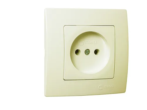 Розетка Lillium без заземл. Makel 32010022