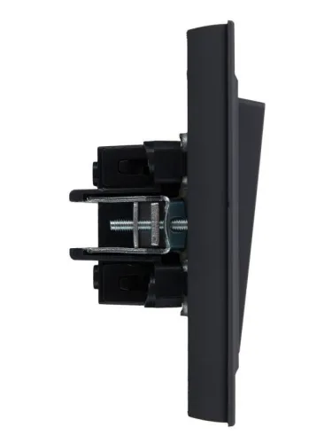 Выключатель 1-кл. СП BRITE ВСР10-1-0-БрГ 10А в сборе графит IEK BR-V10-0-10-K53-F фото 2