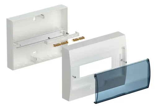 Корпус навесной ЩРН-П-12 Krepta 3 IP41 пластик. бел. IEK MKP12-N-12-40-10 фото 2