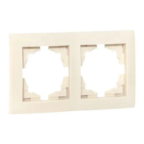 Рамка 2-м Валенсия крем. PROxima EKF EWM-G-302-20 фото 4
