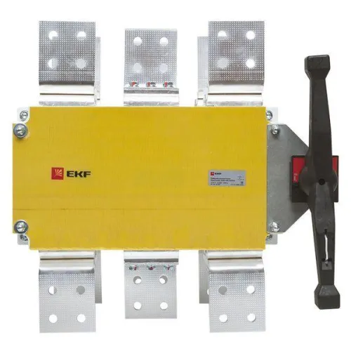 Рубильник-переключатель 3п 2500А с рукояткой управления для прямой установки PowerSwitch EKF pscs-2500-3 фото 3