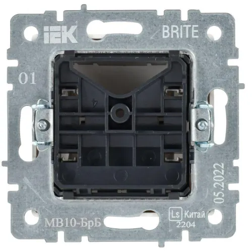 Вывод кабеля BRITE МВ10-БрБ механизм бел. IEK BR-VK10-0-K01 фото 4