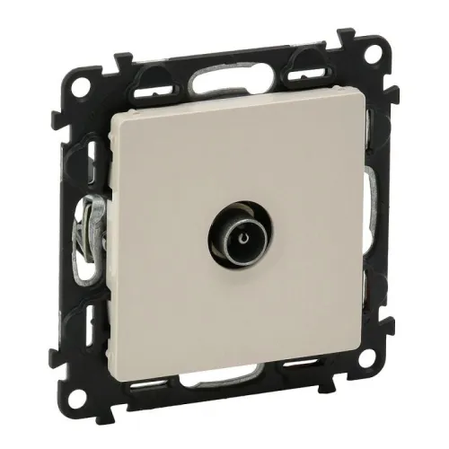 Розетка телевизионная TV 1-м Valena Life 0-2400МГц с топологией "звезда" с лицев. панелью механизм сл. кость Leg 753551 фото 5